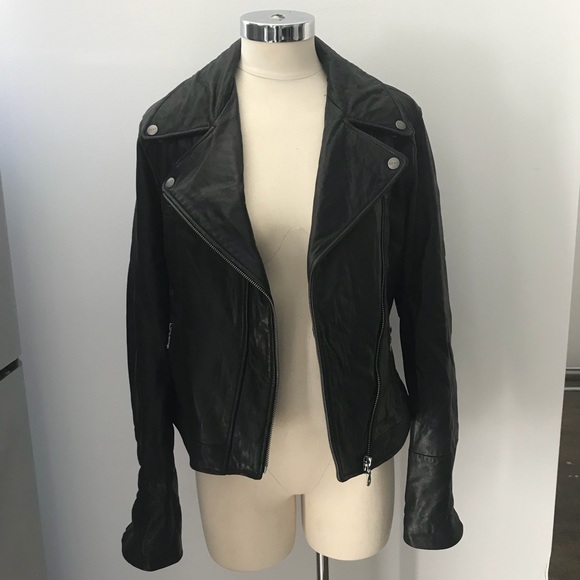 Dkny Jackets & Blazers - Leather black DKNY jacket